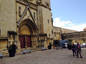 Beziers Cathedral - western entrance