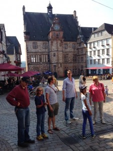 On the way to the castle, Marburg.
