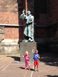 Annabelle, Pieter and Martin Luther